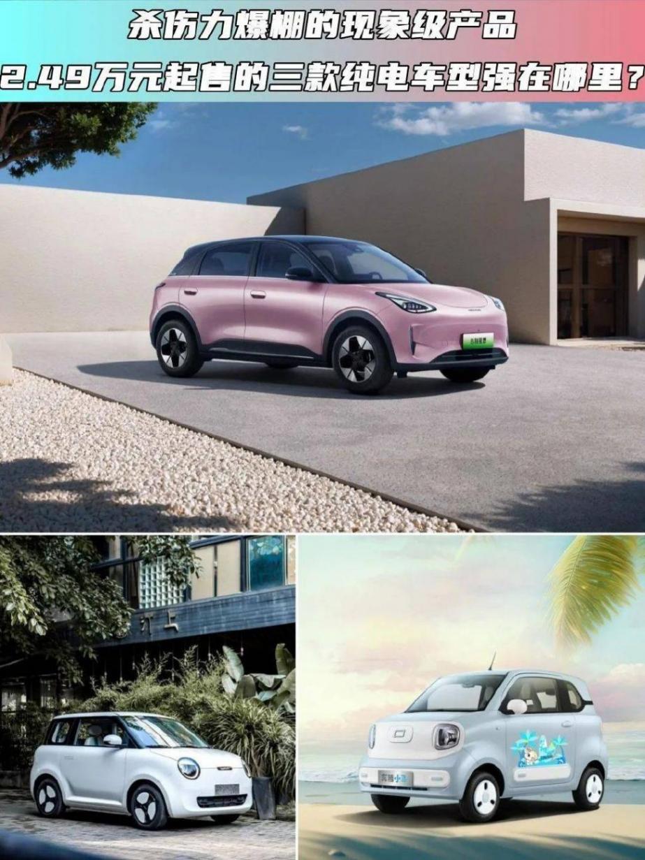 殺傷力爆棚的黑馬!2.49萬(wàn)元起售的三款純電車(chē)型強(qiáng)在哪?