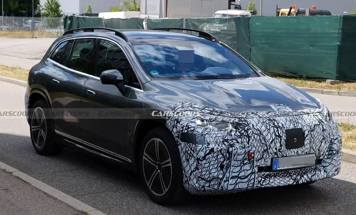 外觀/內(nèi)飾/續(xù)航迎升級 新款奔馳EQS SUV諜照曝光