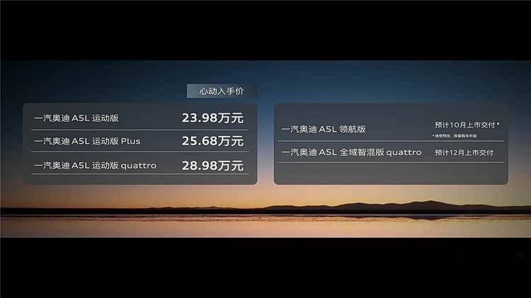 油車電車一起上乾崑智駕,一汽奧迪Q6L e-tron和A5L聯袂上市