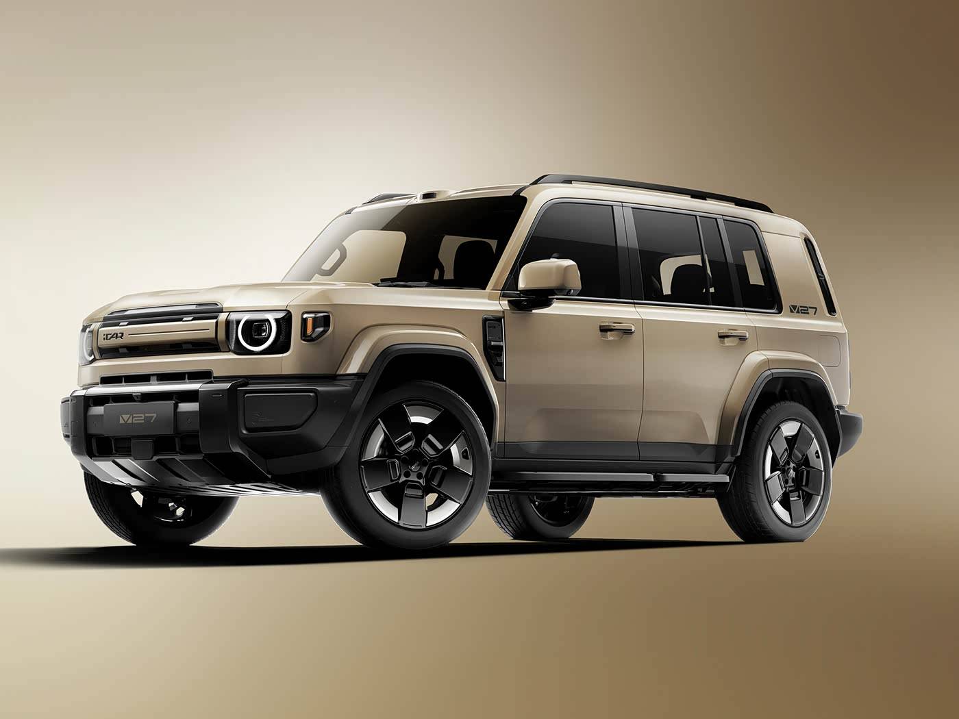 iCAR V27實車現身!大過路虎衛士,網友直呼:就看價格了